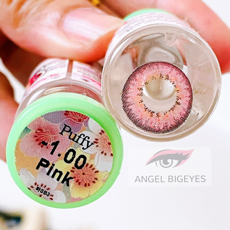 puffy-pink-สีชมพู-contact-lens-คอนแทคเลนส์-บิ๊กอาย-ตาโต-ทรีโทน-สายตาสั้น-ค่าสายตา-ตาหวาน-เซ็กซี่-bigeyes-bigeye-พัฟฟี่