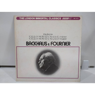 1LP Vinyl Records แผ่นเสียงไวนิล BACKHAUS &amp; FOURNIER  (J18A149)