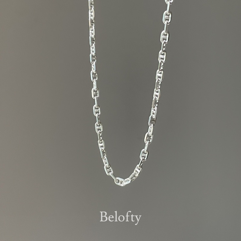 belofty-สร้อยคอเงินแท้ลายโซ่เรือ-ขนาด-2-มิล