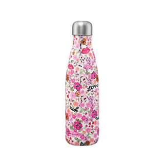 Cath Kidston Stainless Steel Water Bottle I Love You Ditsy Pink
