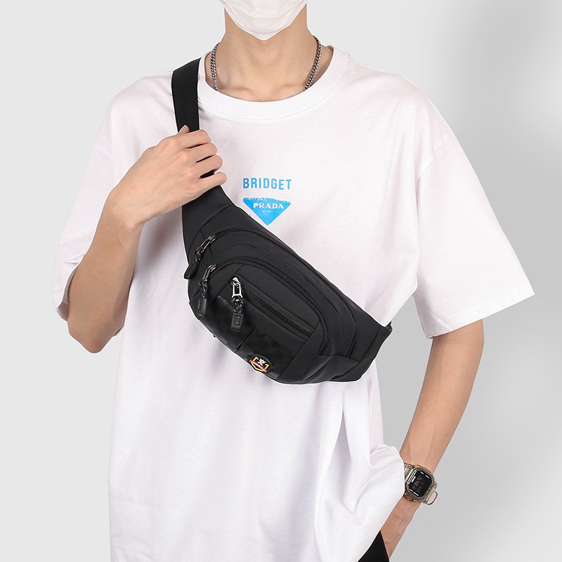กระเป๋าคาดอกคาดเอว-6030-fashion-สินค้ามาใหม่-ผ้าไนลอนคุณภาพดี