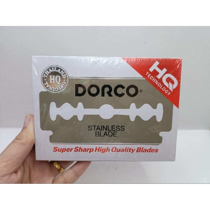 dorco-stainless-blade-ดองโก้-ใบมีดโกน-2-คม-แพ็ค-100-ใบ