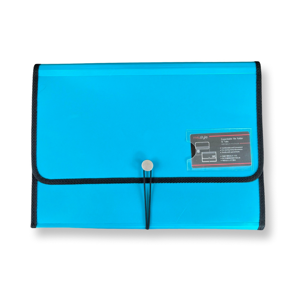 B2S Expandable file folder แฟ้มเอกสารขนาด A4 จำนวน 12 ช่อง | Shopee ...