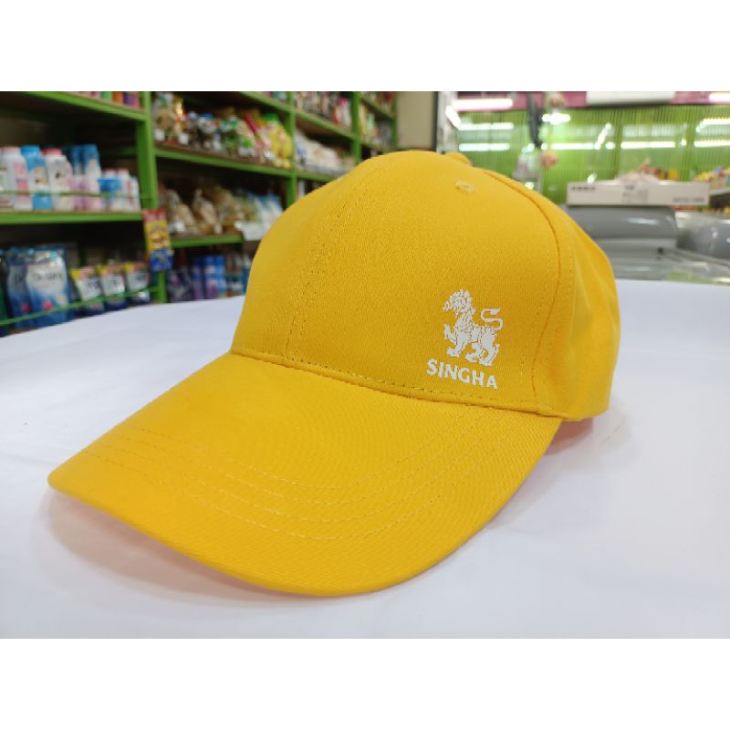 หมวกแก๊ป-สิงห์-สีเหลือง-ลิขสิทธิ์แท้พรีเมี่ยม