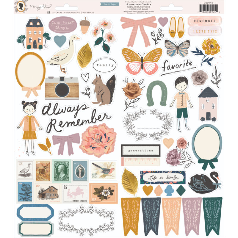 Crate Paper - Maggie Holmes - Heritage 6x12 Sticker (64 Piece) | Shopee ...