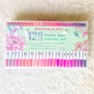 Markers 120 สี ปากกาไฮไลท์ 2 หัว