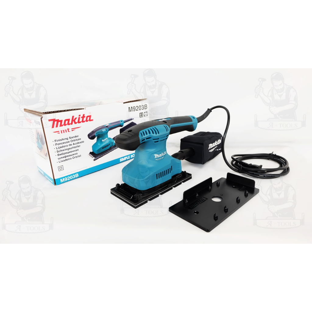 makita-เครื่องขัดกระดาษทราย-แบบสั่น-ผืนผ้า-มากีต้า-รุ่น-m9203b-190วัตต์-ใช้ขัดพื้นผิวไม้-พลาสติกและโลหะ-ส่งเร็ว-ของแท้