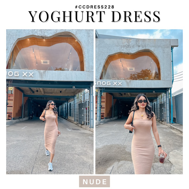 yoghurt-dress-พร้อมส่ง-ลด-10-เหลือ-477-จากราคา-530