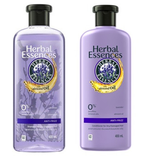 ใหม่! Herbal Essences ANTI-FRIZZ Shampoo &amp; Conditioner (400 ml.) เฮอร์บัล เอสเซนส์ แอนตี-ฟริซ แชมพูและครีมนวด