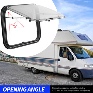 Aries306 หน้าต่างกลมเข้ามุม Push Pull Style UV Protection หน้าต่างสไลด์กันน้ำสำหรับรถพ่วงคาราวาน Camper RV