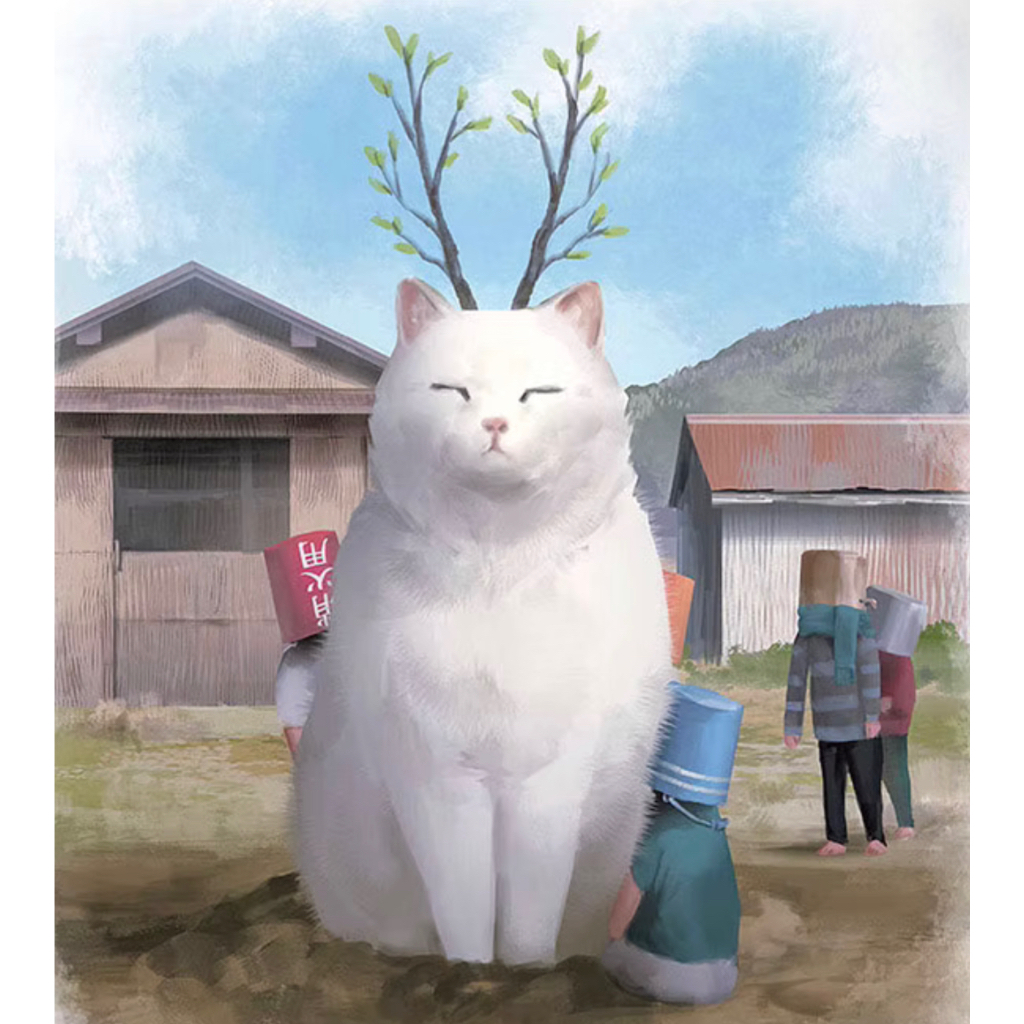 mofumofu-หนังสือรวมผลงานศิลปะ-artbook-ภาพวาดสัตว์น่ารักๆ-monokubo-huge-creature-illustration-collection-อาร์ตบุ๊ค