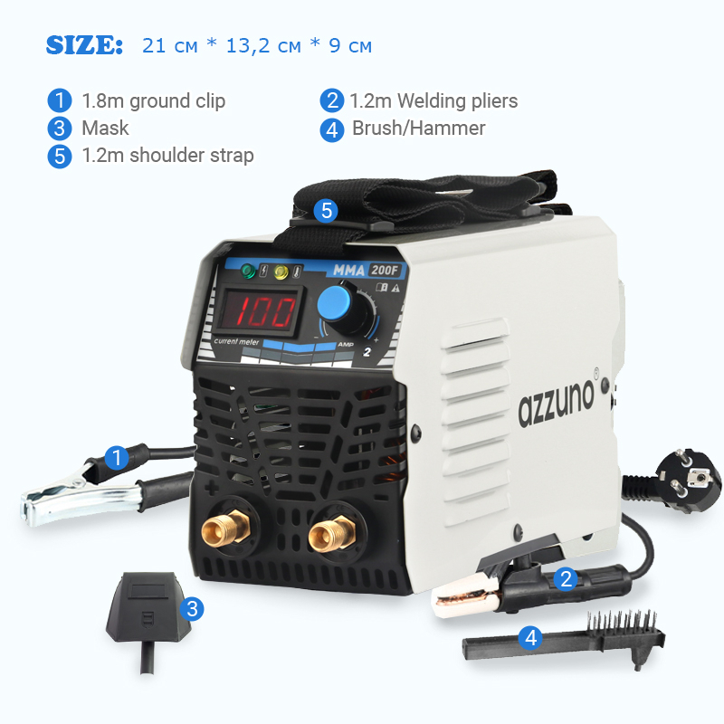 azzuno-ตู้เชื่อมไฟฟ้าพก-arc-mma-เครื่องเชื่อม-igbt-mini-ตู้เชื่อมไฟฟ้า-inverter-120a-ตู้เชื่อมมินิ-เครื่องมือ
