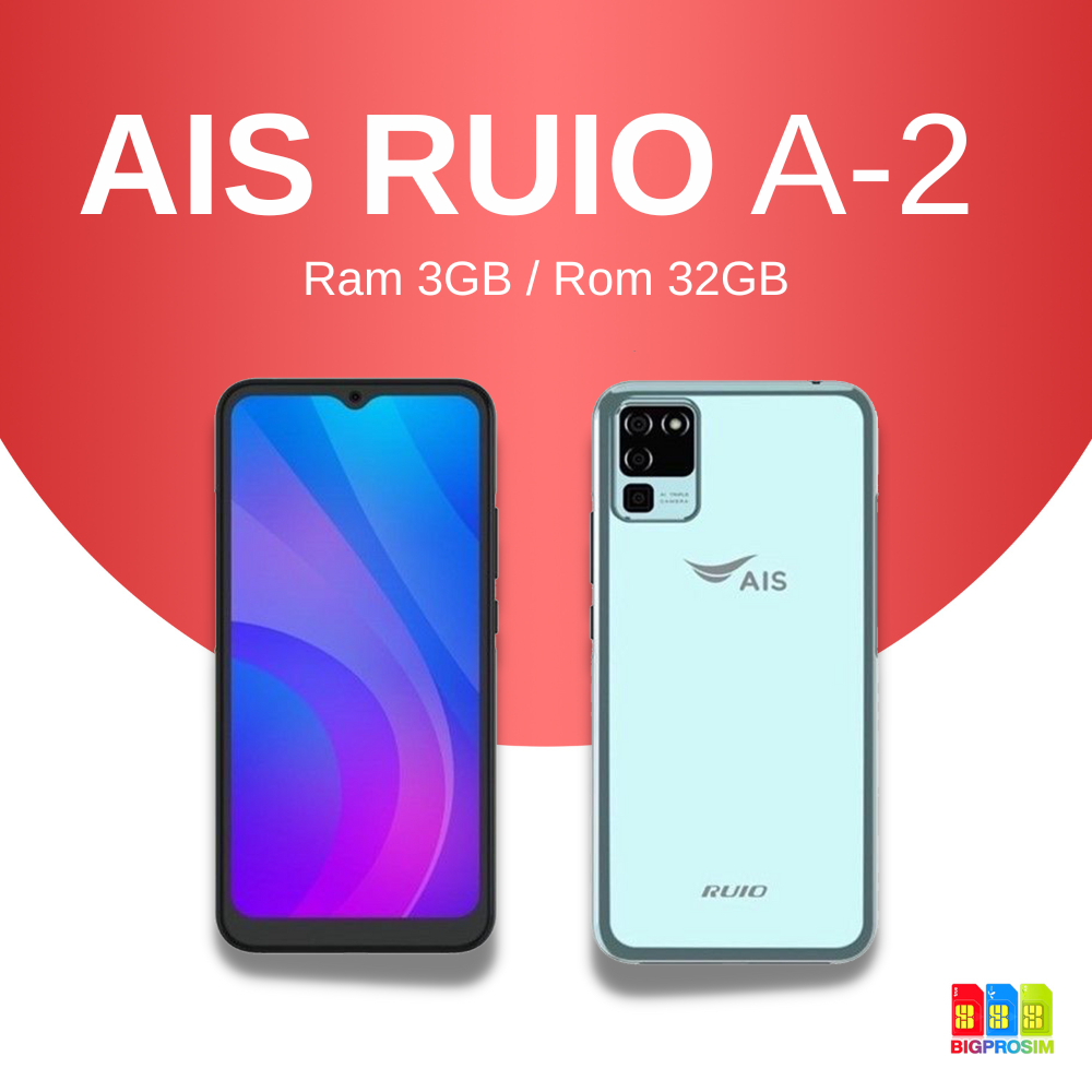 พร้อมส่ง-ais-a-2-ruio-s6518-ram-3-32-blue-เครื่องใหม่-ประกันศูนย์-1-ปี