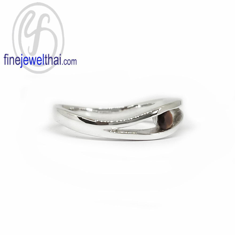 finejewelthai-แหวนไทเกอร์อาย-แหวนเงิน-ไทเกอร์อายแท้-เงินแท้-แหวนพลอยแท้-แหวนพลอยประจำเดือนเกิด-r1234te