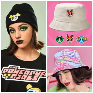 หมวกดำไหมพรม/ครีมเซ็ตเปลี่ยนหน้า/พลิก เดอะพาวเวอร์พัฟฟ์เกิลส์ (สินค้างานลิขสิทธิ์แท้100% X The Powerpuff Girls)