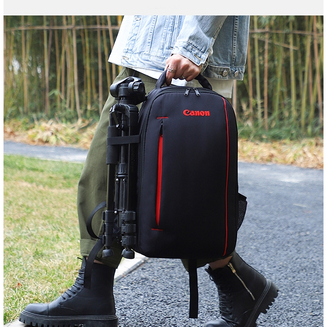 hit-item-กระเป๋ากล้อง-canon-สามารถใส่ขาตั้งกล้องและโน้ตบุ้คขนาด-14-6-นิ้วได้-สำหรับ-canon-nikon-fuji-sony-olympus