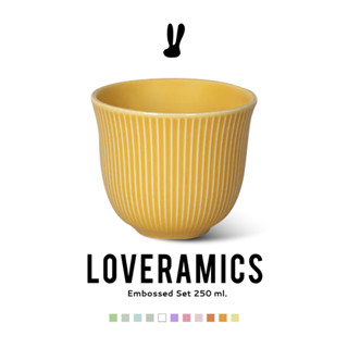 LOVERAMICS l รุ่น Embossed l ขนาด 250ml. l Ceramic Mug l แก้วเซรามิค l แก้วดื่มกาแฟ l ร้าน CASA LAPIN