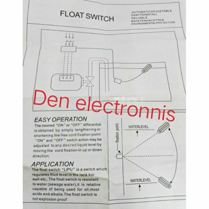 สวิตช์ลูกลอย-3m-5m-controller-float-switch-liquid-สวิทช์ของเหลว-เซ็นเซอร์ระดับน้ำตัวควบคุมสวิตช์ลูกลอย