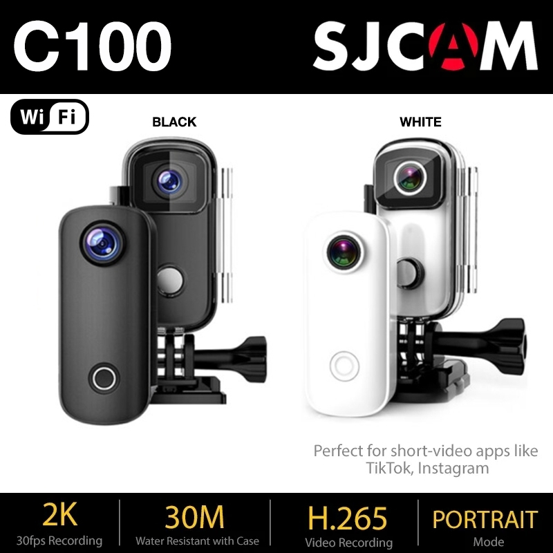 sjcam-camera-c100-1080p-30fps-30m-waterproof-กันน้ำได้-กล้องเพื่อการกีฬา-กล้องแอคชั่นขนาดเล็ก