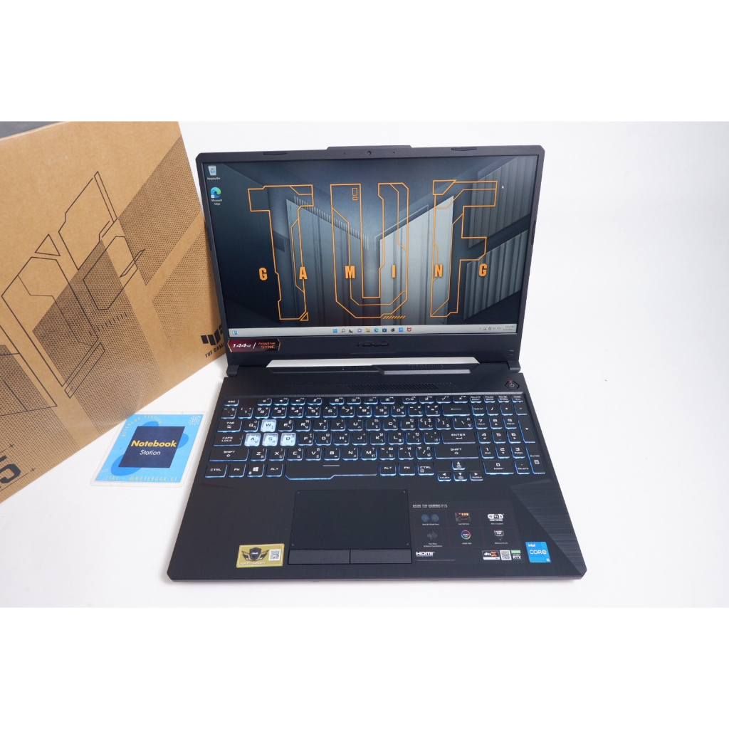 (ของใหม่)Asus TUF F15 i511400H ram8 ssd512 จอ15.6 144Hz RTX3050 ประกัน