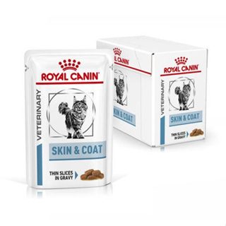 Royal canin Cat  skin&amp;coat 85g.(1กล่อง)