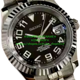 💚DM-SHOP💚นาฬิกา ออโตเมติก 39MM SEIKO ROLEX ชุดแต่งดัดแปลง นาฬิกา วัสดุสแตนเลส คุณภาพดี WATCH MOD