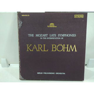 3LP Vinyl Records แผ่นเสียงไวนิล  THE MOZART LATE SYMPHONIES IN THE INTERPRETATION OF KARL BÖHM   (J20D80)