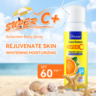 Disaar Extra Protect SUPERC+ ครีมกันแดด SPF60 PA+++ ซึมไว ไม่มัน ไม่อุดตัน ให้ความรู้สึกเย็นสบาย บางเบา และผ่อนคลาย