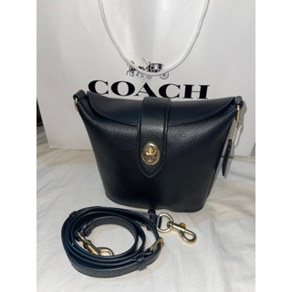 COACH C2814 BLACK ADDIE CROSSBODY IM/BLACK Refined pebble