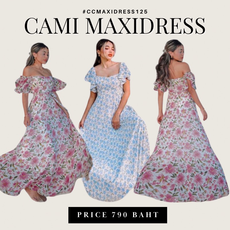 cami-maxidress-ชุดเดรสพร้อมส่ง-ลด-30-เหลือ-553-บาท-จาก-790-บาท
