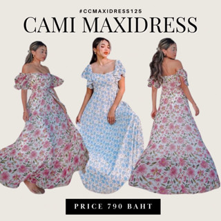 Cami Maxidress [ชุดเดรสพร้อมส่ง] 💥ลด 30%💥 เหลือ 553 บาท จาก 790 บาท