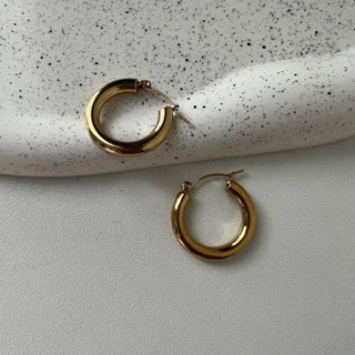 Adore✨Circle hoop gold earring