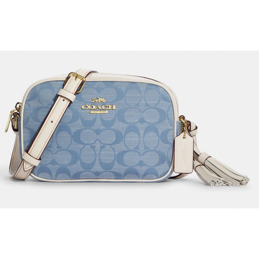 Mini Jamie Camera Bag In Signature Chambray Shopee Thailand