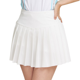 [11GOLF] กระโปรงกอล์ฟ กระโปรงพลีท Womens white pleated golf skirt มีกางเกงซับใน รหัส EC-QZ003