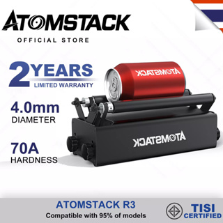  ATOMSTACK R3 Roller Laser Engraver โมดูลแกะสลักลูกกลิ้งทรงกระบอก เข้ากันได้กับ 99% ของรุ่นในตลาด