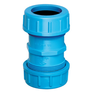 thai pipe ท่อน้ำไทย ยูเนียน PVC สีฟ้าขนาด 1/2” - 2”