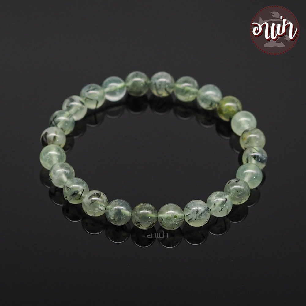 หินพรีไนต์-prehnite-ขนาด-8-มิล-หินแห่งการพยากรณ์-ช่วยให้ล่วงรู้สิ่งต่างๆ-กำไลหินสี-กำไลหินนำโชค-หินสีเขียว-หินมงคล