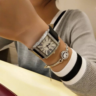 นาฬิกาจีวาน่า Geneva ✨ เจนีวาแบรนแท้หน้าปัดสไตล์แฟรงมูลเลoร์ ของแท้ 100% รุ่นขายดี นาฬิกาผู้หญิง นาฬิกาข้อมือ