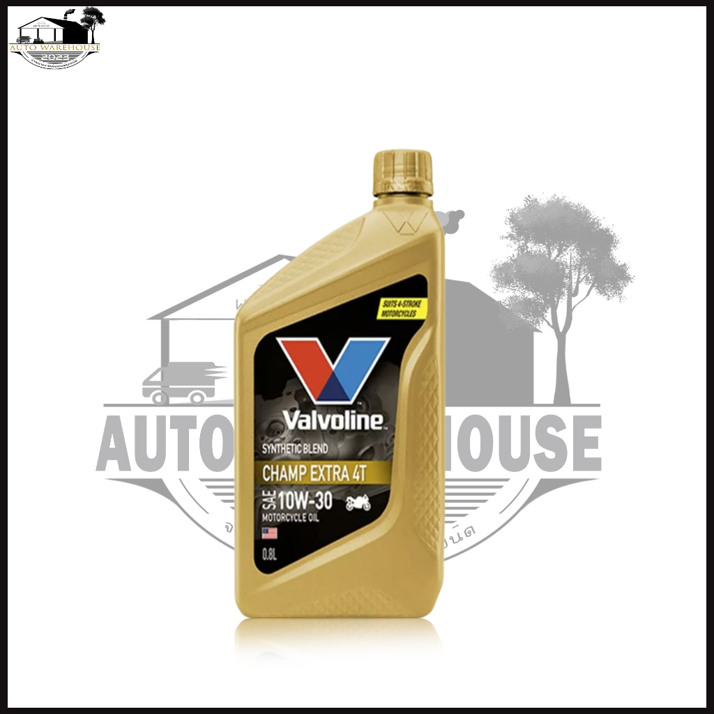 ภาพหน้าปกสินค้าValvoline Champ Extra 4T 10W-30 ปริมาณ 0.8ลิตร น้ำมันเครื่องมอเตอร์ไซค์ จากร้าน autowarehouse บน Shopee