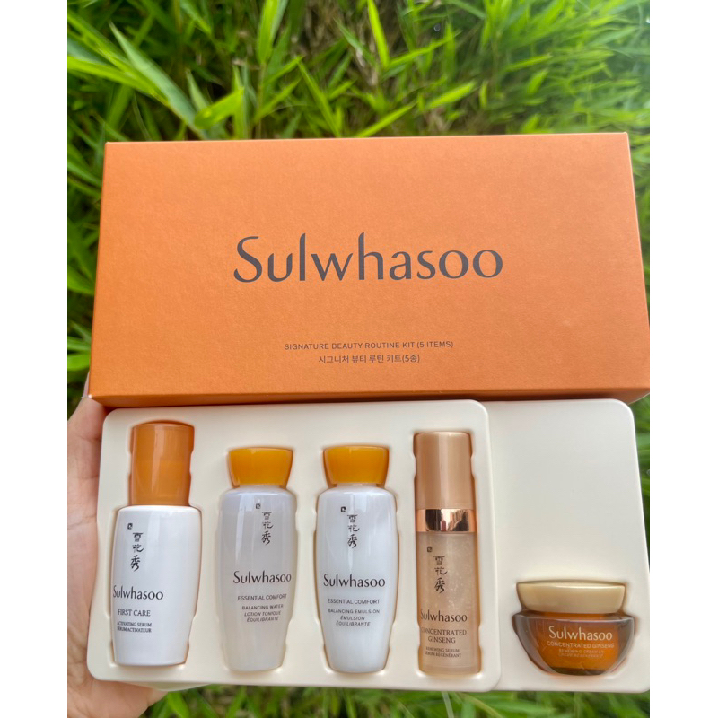 เซต Sulwhasoo Signature Beauty Routine Kit (5Items) Shopee Thailand