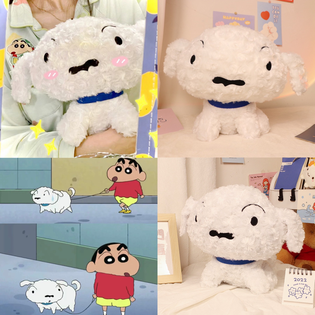 ตุ๊กตา-ชิโร่-เจ้าขาว-น้องหมา-น่ารัก-เป็นพร็อบแต่งห้อง-ส่งเป็นของขวัญวันเกิด-shiro-dog-doll