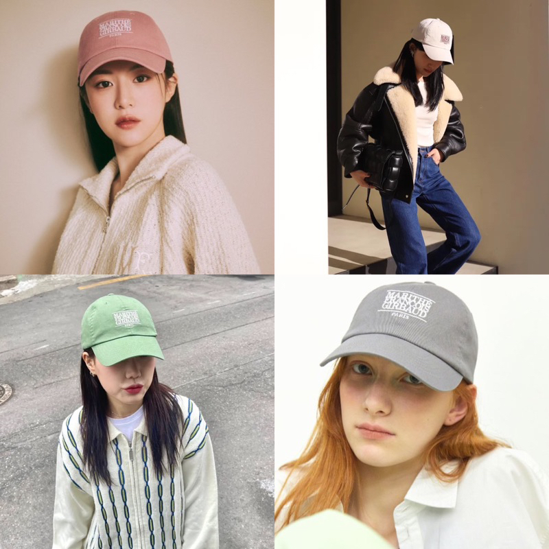 พร้อมส่ง-marithe-francois-girbaud-small-classic-logo-cap-หมวกเกาหลี