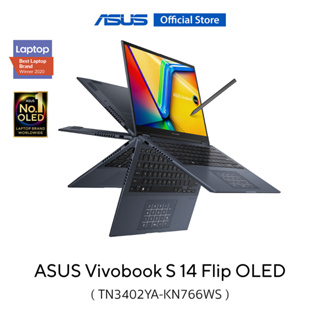 ASUS VivoBook S 14 Flip OLED (TN3402YA-KN766WS), 14" 90HZ 2.8K,  AMD Ryzen™ 7 7730U, 16GB DDR4, 512GB M.2 PCIe 3.0 SSD