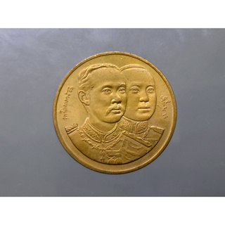 เหรียญที่ระลึก 80 ปี จุฬาลงกรณ์มหาวิทยาลัย เนื้อทองแดง ขนาด 3 เซ็น บล็อกกษาปณ์ ปี2540