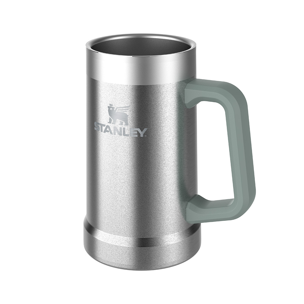 stanley-แก้วเบียร์เก็บความเย็น-รุ่น-adventure-big-grip-beer-stein-24-oz-stainless-steel-shale