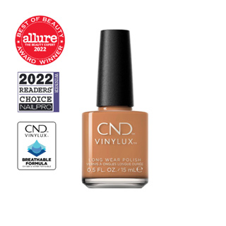 CND VINYLUX สีทาเล็บกึ่งเจล สี Running Latte 0.5 oz. (15 ml.) นำเข้าจากอเมริกา