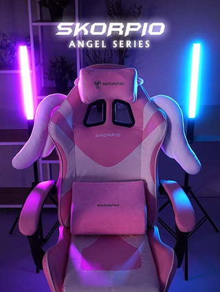 !!!สุดคุ้ม!!! เก้าอี้เกมมิ่งแชร์ Game Chair สำหรับนั่งเล่นเกมส์ เก้าอี้สำนักงาน ปรับความสูงได้+ปรับเอนนอนได้ Angel&amp;Devil