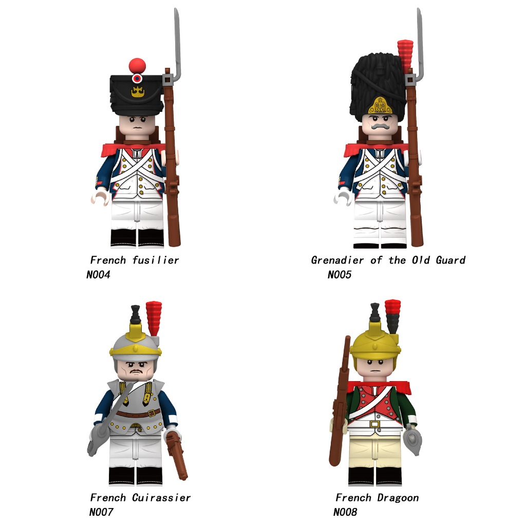 เลโก้ทหารอังกฤษ-เลโก้ทหารอเมริกา-british-soldier-lego-american-soldier-lego