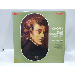 1LP Vinyl Records แผ่นเสียงไวนิล  CHOPIN PIANO CONCERTOS NOS.1&amp;2   (E2A68)