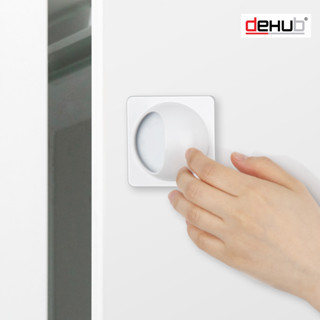 DeHUB Vacuum Pad มือจับประตู ที่เปิดประตู ที่เปิดประตู ไม่ต้องเจาะ แผ่นกาว สูญญากาศ (Vacuum Pad Door Handle 70)